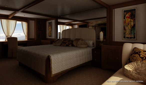 Rene van der Velden Yacht Design, Viva Sol Interior 