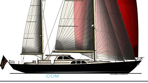 Semi Custom Yacht 90' Motorsailer