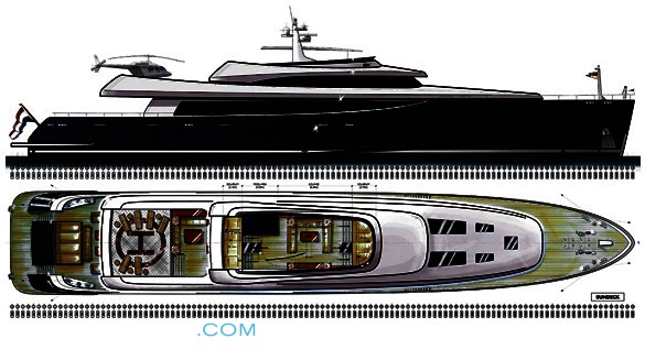 Semi Custom Yacht 70m HSMY Semi Custom Yacht 70m HSMY